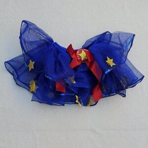 Just Pretend by Wyla blue red and gold Patriotic tutu skirt